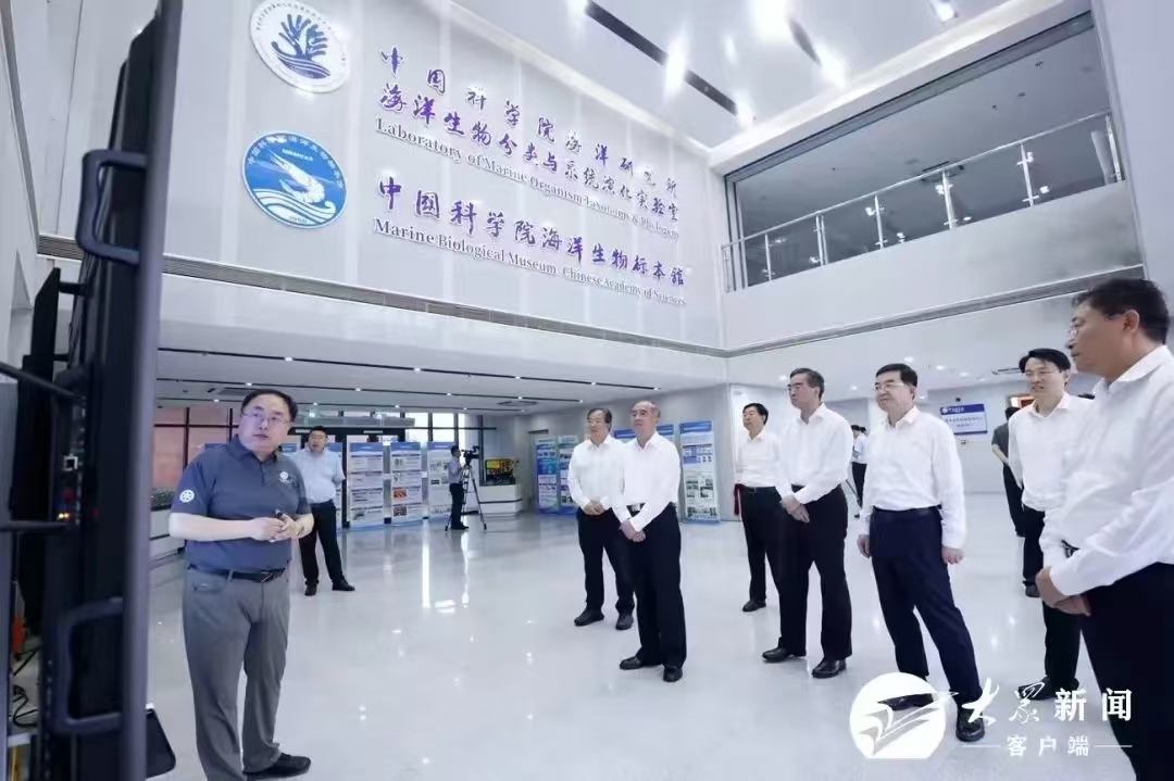 山東省委書記林武調研海洋所
